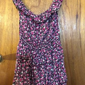 Strapless layered dress